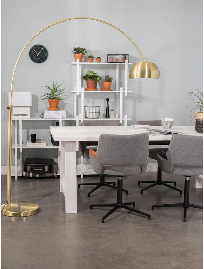 Zuiver | Vloerlamp Metal Bow Brass | Woonaccessoires | Vloerlamp - Foto 2