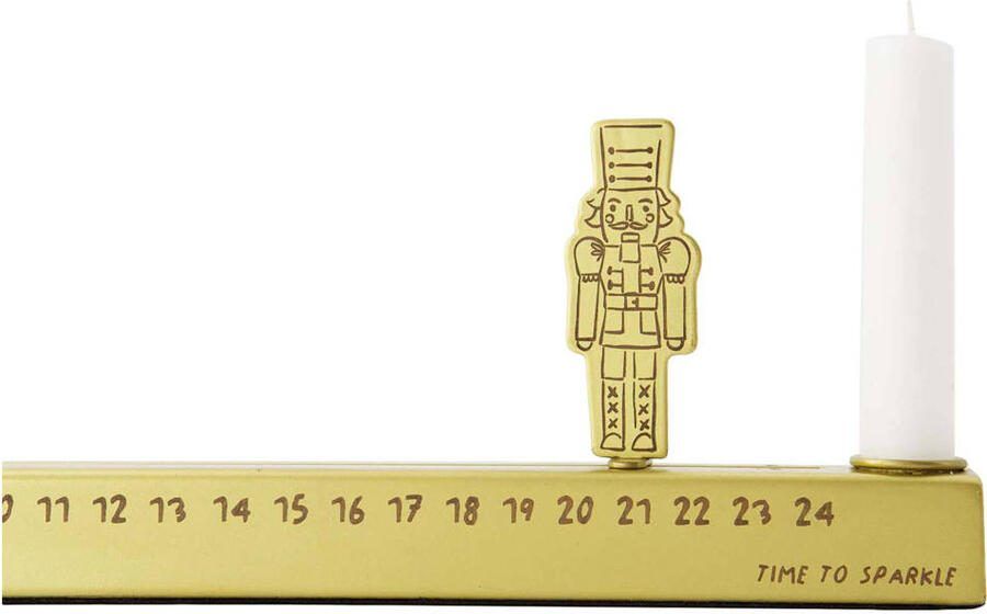 Zusss adventkalender notenkraker metaal goud