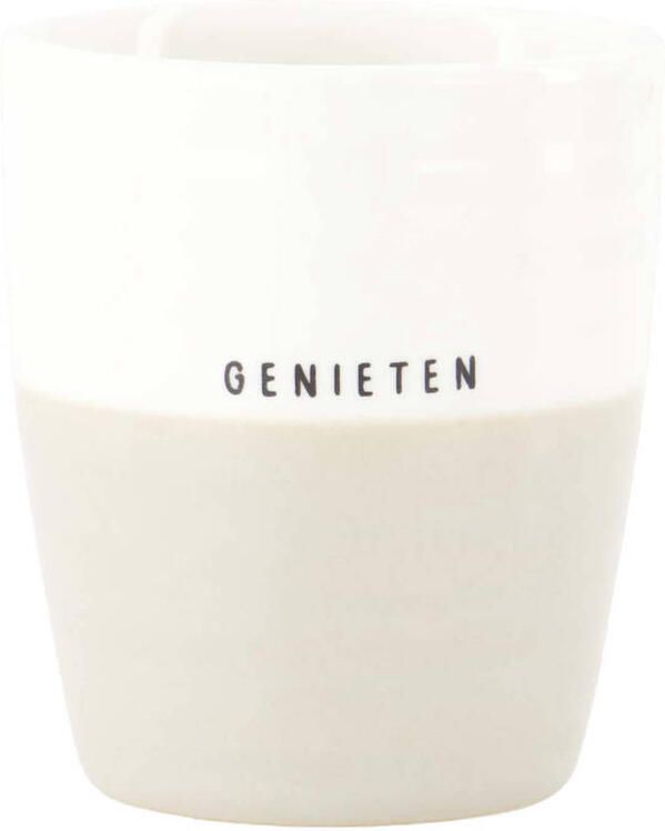 Zusss koffiekopje Genieten (Ø7 5 cm)