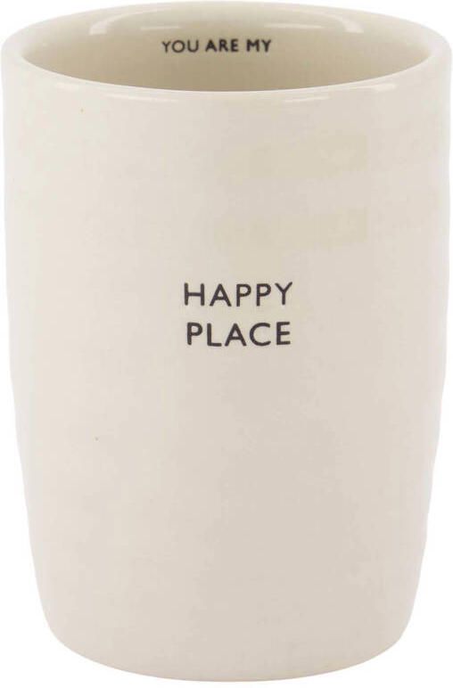 Zusss koffiekopje Happy Place (Ø7 cm)