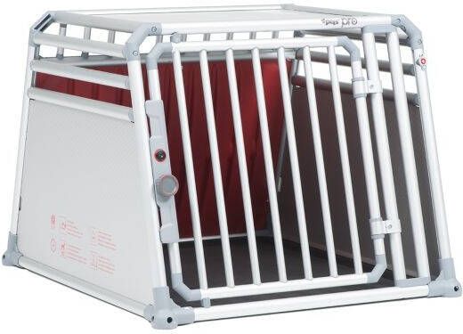 4Pets Pro 4 Autobench Hond L Zilvergrijs 66x81 5x93 5 cm