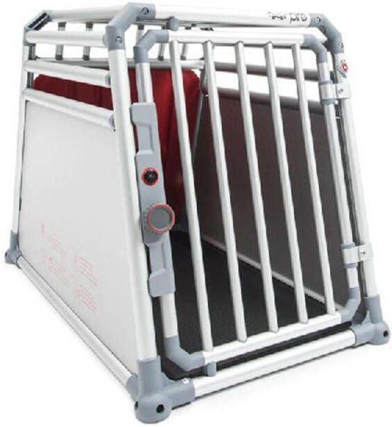 4Pets Pro 2 Autobench Hond M Zilvergrijs 66x54 5x83 5 cm