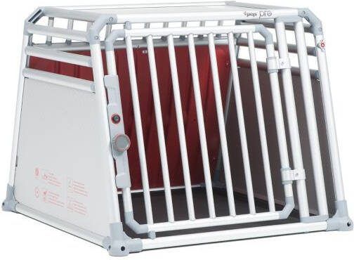 4Pets Pro 4 Autobench hond M Zilvergrijs 66x81 5x83 5 cm
