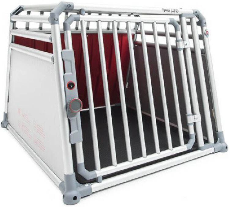 4Pets Pro 4 Autobench Hond S Zilvergrijs 66x81 5x73 5 cm
