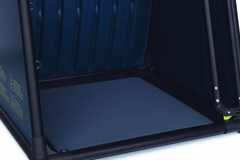 4Pets Pro Noir 1 Benchmat Autobench Hond S Grijs