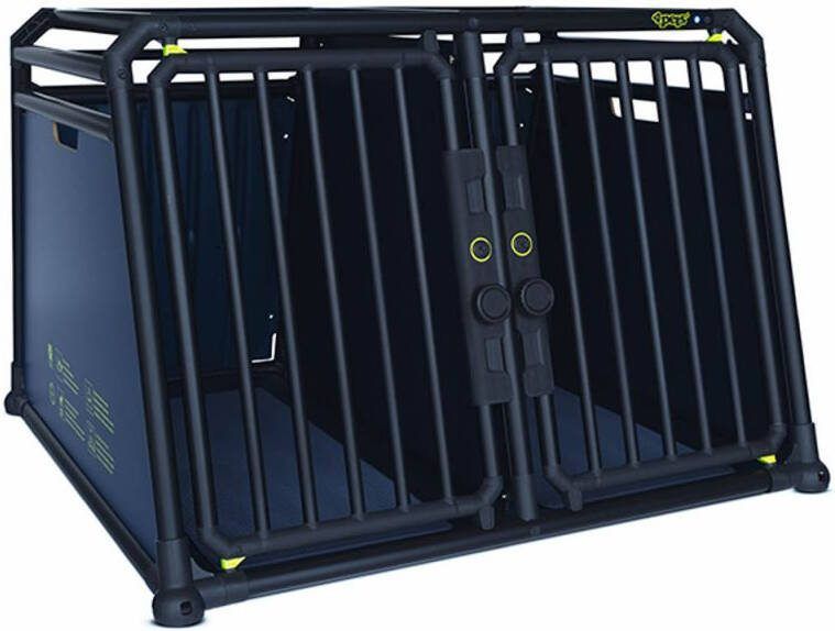 4Pets Pro Noir 22 Autobench voor 2 Honden L Zwart 66x96 5x93 5 cm
