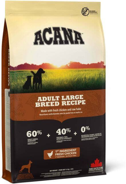 Acana Dog recipe Adult Large Hondenvoer Gevogelte 11 4 kg