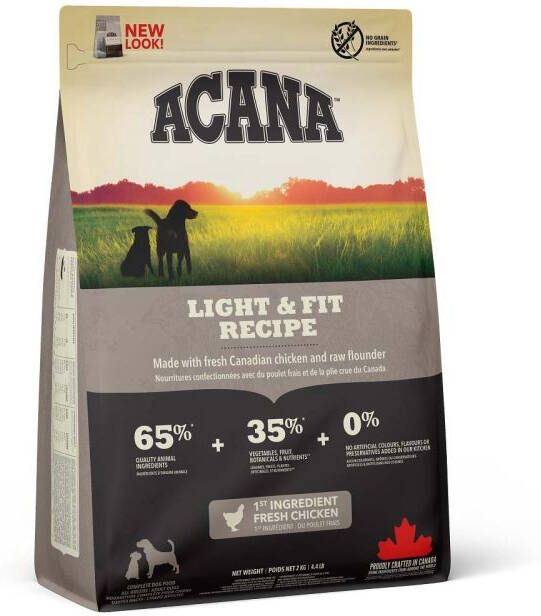 Acana Dog recipe Light Hondenvoer Gevogelte 2 kg