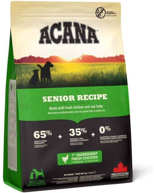 Acana Dog recipe Senior Hondenvoer Gevogelte 2 kg