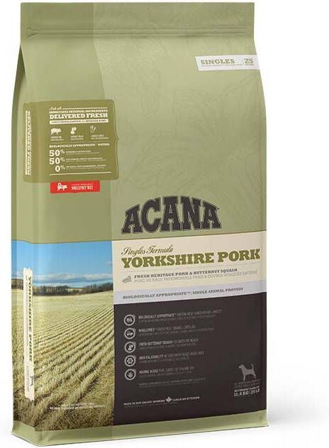 Acana Singles Yorkshire Hondenvoer Vlees 11 4 kg