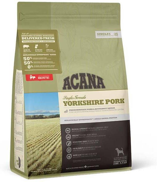 Acana Singles Yorkshire Hondenvoer Vlees 2 kg