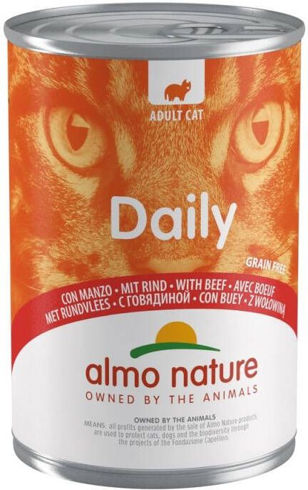 Almo Daily Kattenvoer Rund 400 gram