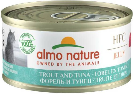 Almo HFC Kattenvoer Forel Tonijn 70 gram