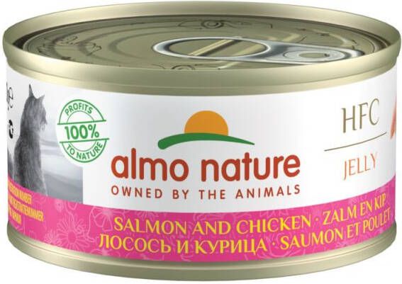 Almo HFC Kattenvoer Zalm Kip 70 gram