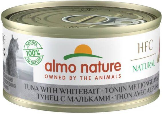 Almo Nature HFC Natural Kattenvoer Tonijn Vis 70 gram