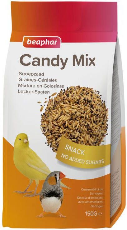 Beaphar Candy Mix Snoepzaad Vogelsnacks Aanvullend voer