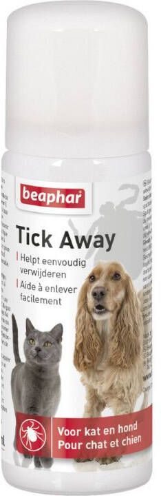 Beaphar Diagnos Tick away Teken vachtspray 50 ml