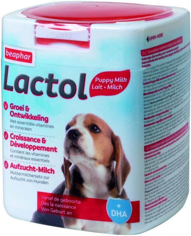 Beaphar Lactol Puppy Melk Bijvoeding puppy 500 gram