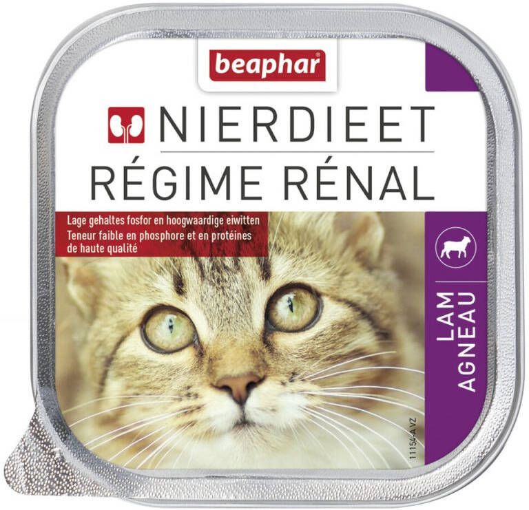 Beaphar Nierdieet Kattenvoer Lam 100 gram