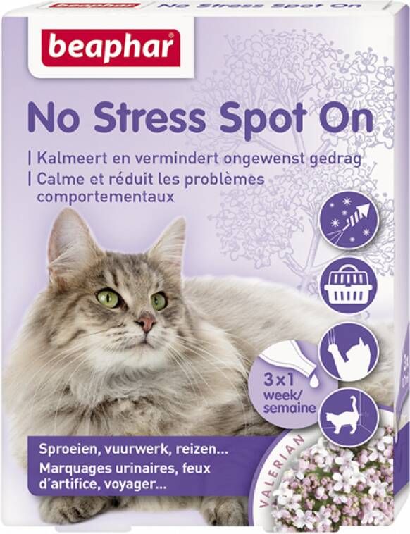 Beaphar No Stress Kat Diergeneesmiddel 3 stuks