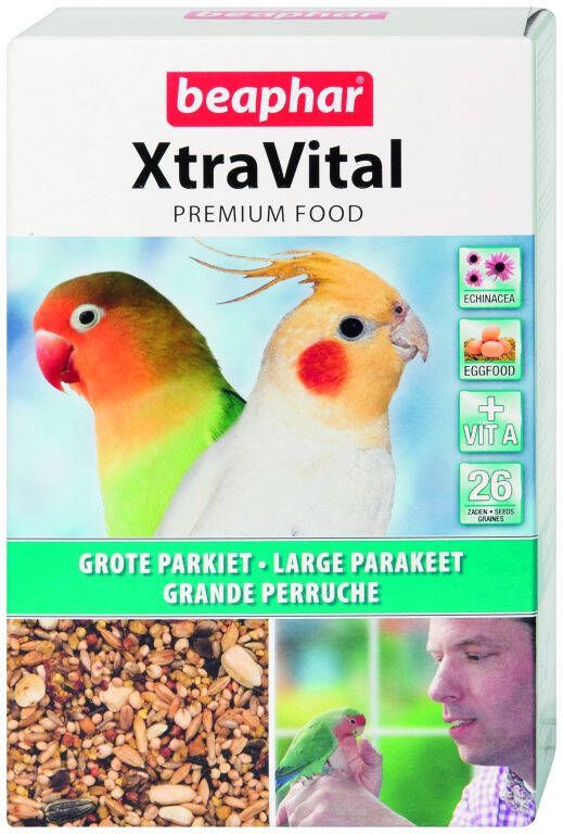 Beaphar XtraVital Grote parkiet Vogelvoer Volledig voer 500 gram