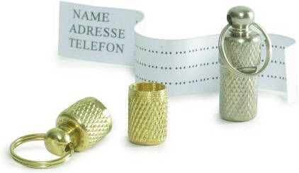 Beeztees Adreskoker Hond accessoires Metaal Zilver Metaal