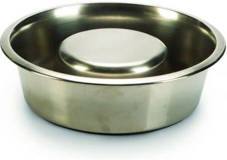 Beeztees Anti-Schrokbak RVS Voerbak Ø 20 CM