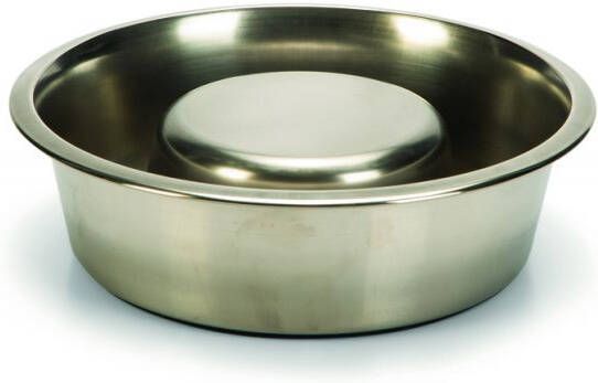 Beeztees Anti-Schrokbak RVS Voerbak Ø 25 CM