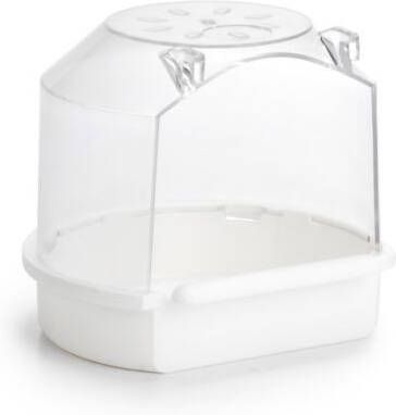 Beeztees Rond badhuisje voor vogels klein wit