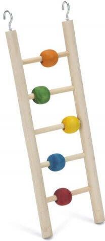 Beeztees Beady Ladder 5 Treden Vogelspeeltje Multi 23cm 1