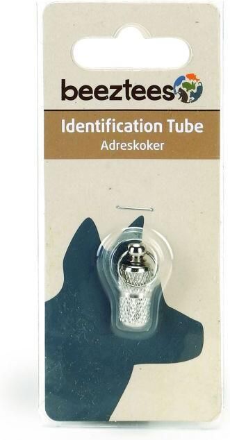 Beeztees Adreskoker Hond accessoires Metaal Zilver Metaal