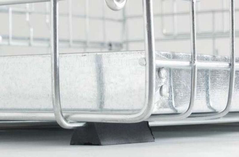 Beeztees Benchvoetjes (voor Hondenbench 78x55x61 cm) Zwart 5x2x1 5 cm