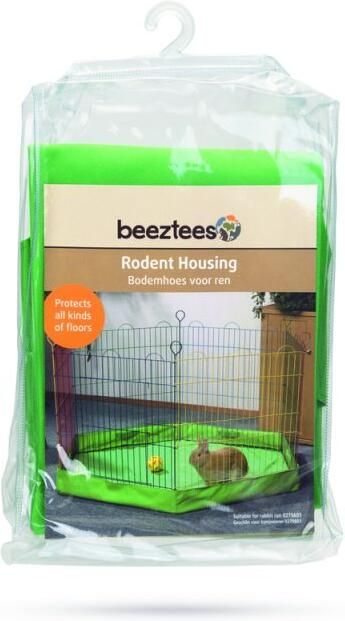 Beeztees Bodemhoes Konijnenren 60x60x10 cm Groen
