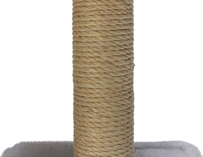 Beeztees Christa Krabpalen & Krabplanken Stof Grijs 32x32x60 cm