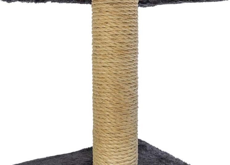 Beeztees Christa Krabpalen & Krabplanken Stof Zwart 32x32x60 cm