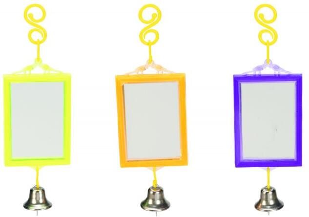 Beeztees Parkieten Spiegel Vogelspeeltje 12x6 cm