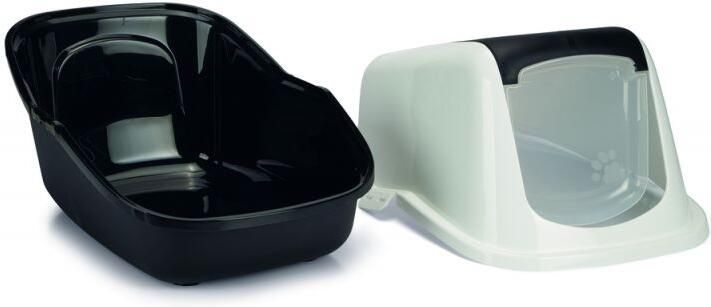 Beeztees Savic Nestor Kattenbak 56x39x39 cm Zwart Wit - Foto 2