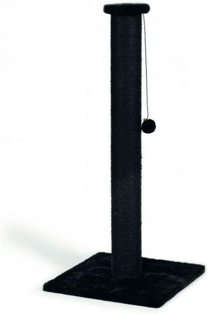 Beeztees Serpa Krabpalen & Krabplanken Stof Zwart 40x40x90 cm