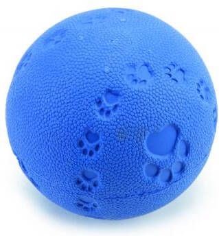 Beeztees Bel en Pieper Ballen Blauw 17 5x7 5 diameter