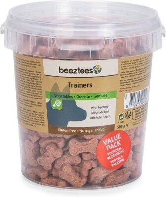 Beeztees Beloningssnack Trainers Hondensnack Groente 2x0 5x0 5 cm 500 gram