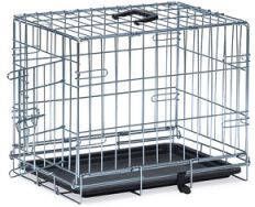 Beeztees Hondenbench Zilver 49x36x40 cm Klein