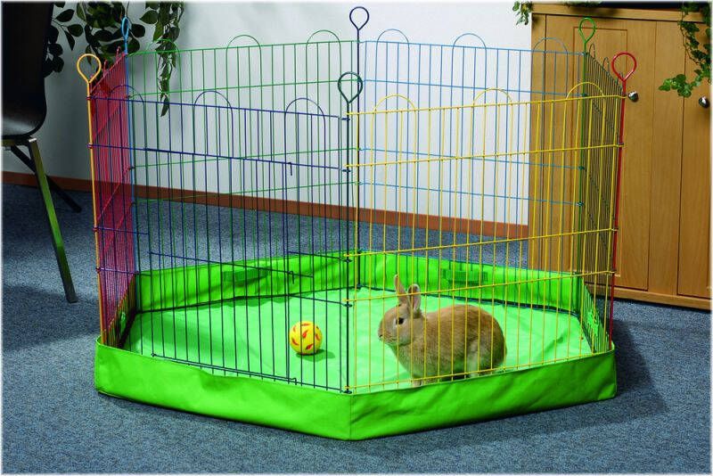 Beeztees Bodemhoes Konijnenren 60x60x10 cm Groen