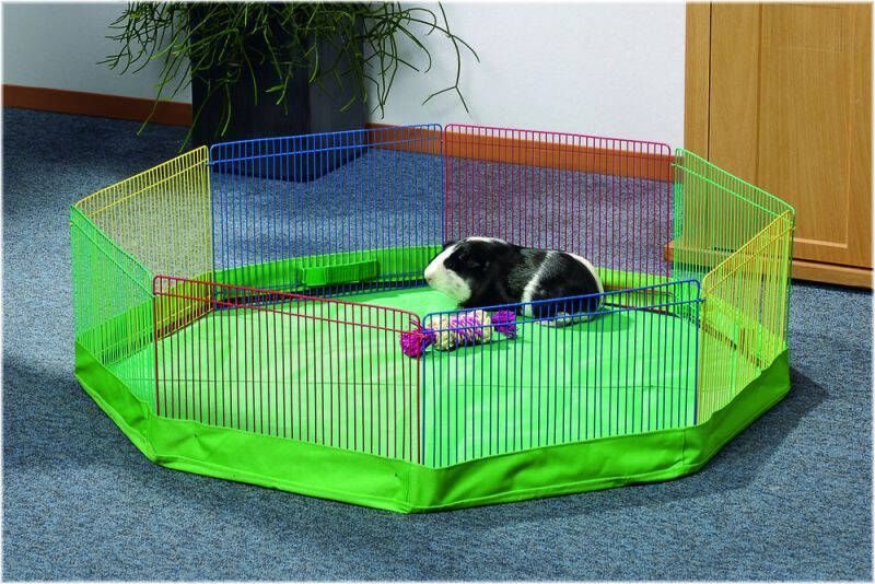 Beeztees Bodemhoes voor Knaagdieren 8 panelen 85x85x5 cm Groen Klein