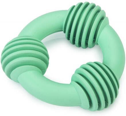 Beeztees Dental ring Puppyspeelgoed Groen 8x8x1