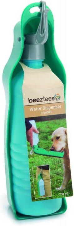 Beeztees Draagbaar Drinkfles Large Blauw 750 ml