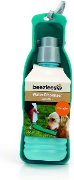 Beeztees Draagbaar Drinkfles Medium Blauw 250 ml