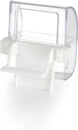 Beeztees Voeder- en drinkbak voor vogels wit set van 2