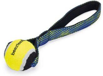 Beeztees Fetch Tennisbal Koord Miko Hond Apporteerspeelgoed Blauw 26 5x6 3x6 3 cm