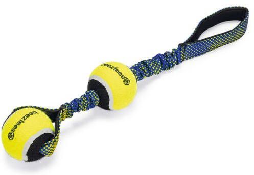 Beeztees Fetch Tennisbal Koord Otis Hond Apporteerspeelgoed Blauw 44x6 3x6 3 cm