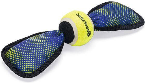 Beeztees Fetch Wing Tennisbal Hond Apporteerspeelgoed Blauw 30x9 5x6 3 cm